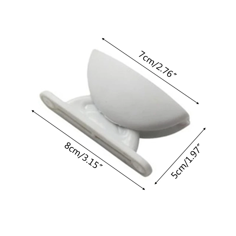 

P82B 1 pcs Nylon Door Retainer Catch Stop for RV Camper Boat Marine Motorhomes Caravan Cargo Cabinet White Door Catch