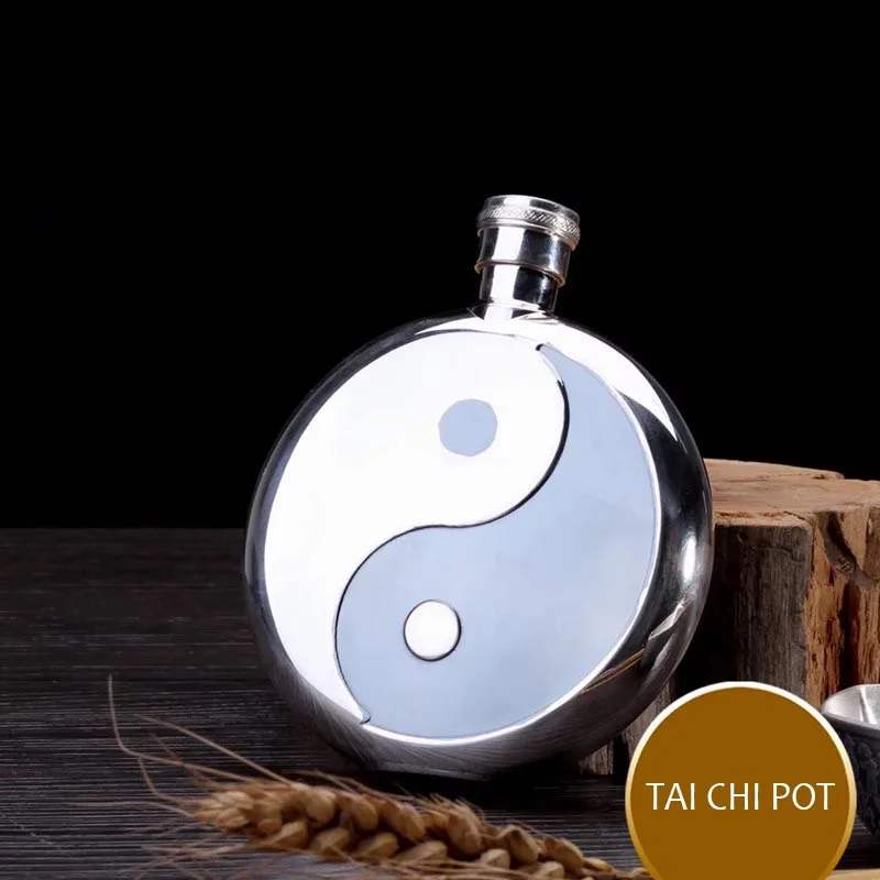

Handmade Tai Chi sterling silver jug military jug portable silver jug portable pot