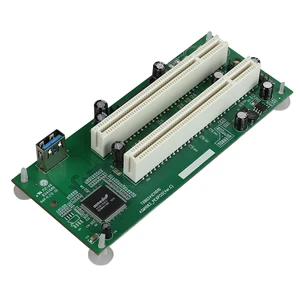 Адаптер PCI-Express в PCI, плата расширения PCIe на два слота Pci, плата расширения USB 3,0, переходник для карт TXB024