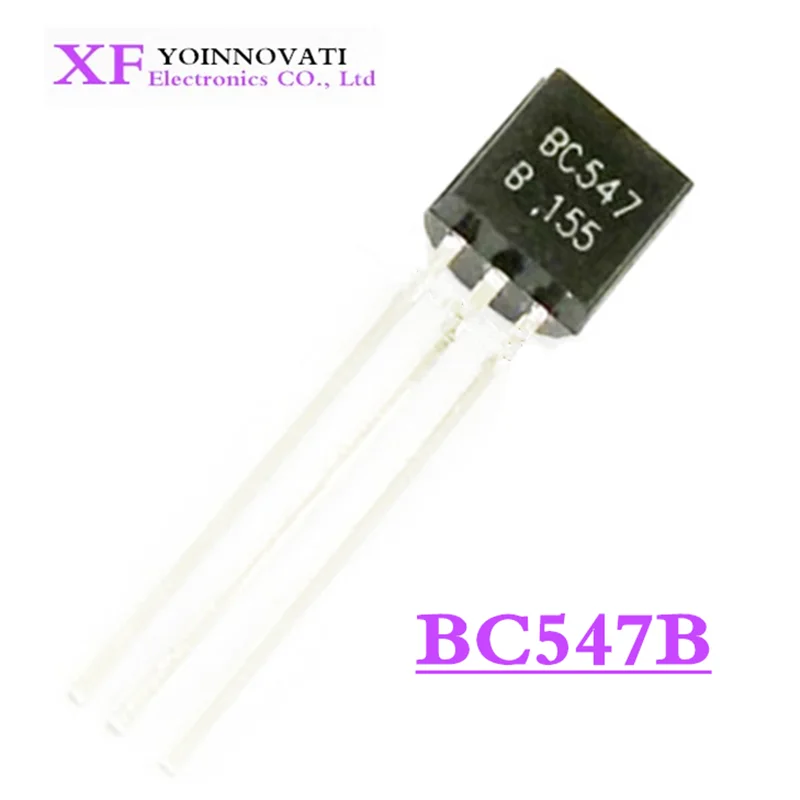 100 шт./лот BC547 BC547B 0.1A/45V Силовые транзисторы NPN TO 92 новый оригинальный|Интегральные