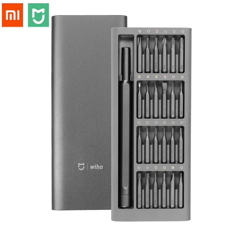 Набор прецизионных отверток XIAOMI Mijia Wiha 24 в 1 алюминиевые Инструменты для ремонта