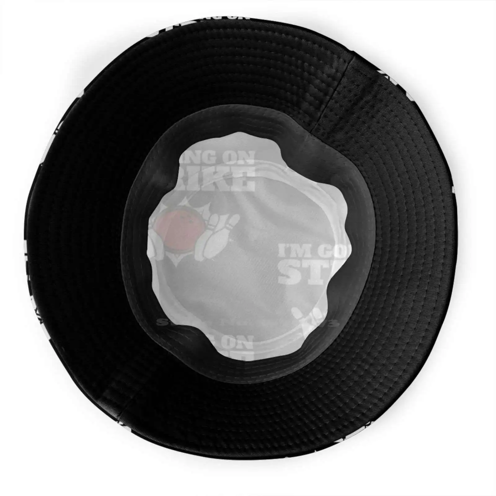 

Funny Bowling Design - I'M Going On Strike Pattern Design Printed Travel Bucket Hats Bowling Bowl Strike Bowling League Bowling