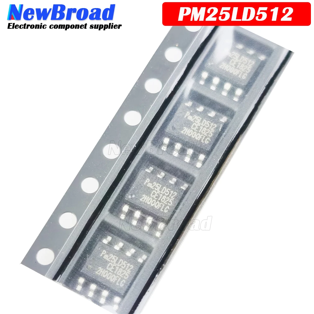 10 шт. новые оригинальные бриллиантовые чипы памяти PM25LD512 SOP8 | Электронные