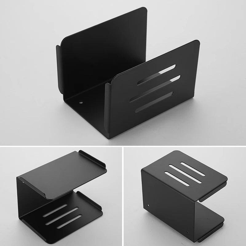 Мыльница черный двухслойный кухонный держатель для мыла из нержавеющей стали