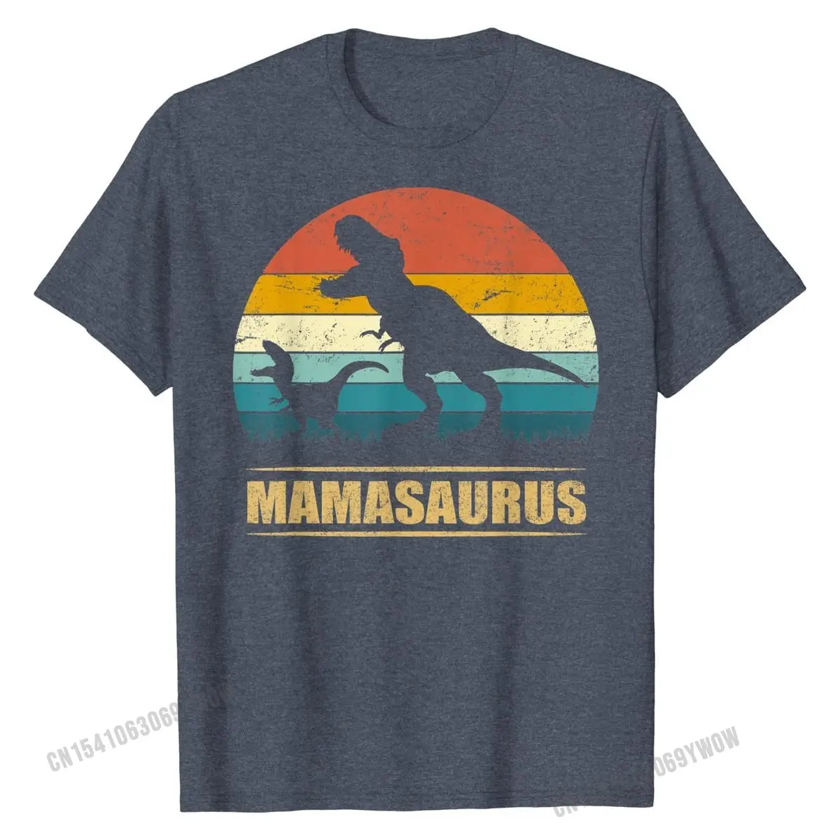 Футболка Mamasaurus с динозавром Рексом забавный подарок на день матери Хлопковая