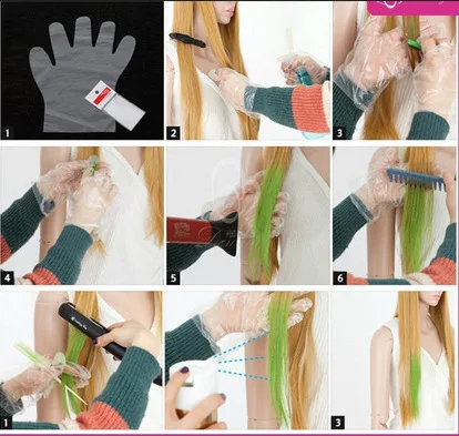 Временная 12 цветов мелки для волос нетоксичные пастельные красители палочки