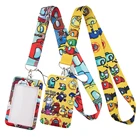 DZ1627 новый игровой астронавт ремешок для ключей шейный ремешок держатель для удостоверения личности спортзал брелок держатель для ключей сделай сам Веревка Брелок