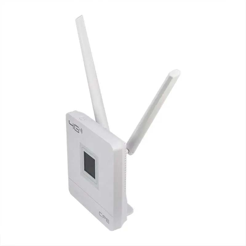 

Wireless CPE 4G Wifi Router Portable Gateway FDD TDD LTE WCDMA GSM Global Unlock External Antennas SIM Card Slot WAN LAN Port