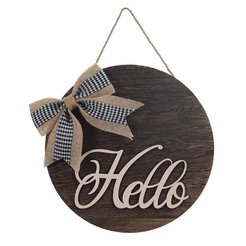 

Door Wooden Sign Home Signs Outdoor Porch Decoration Wall Hanging Decor