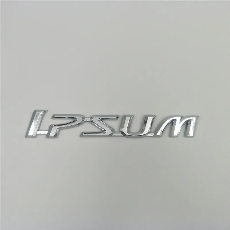

For Toyota Ipsum Chrome Emblem Badge Logo Rear Boot Trunk Letters Sticker