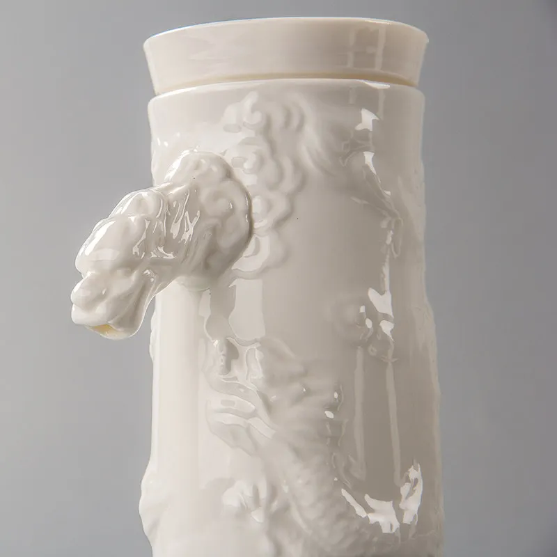 Ситечко для заваривания чая фильтр из белого фарфора стеклянный чайный набор