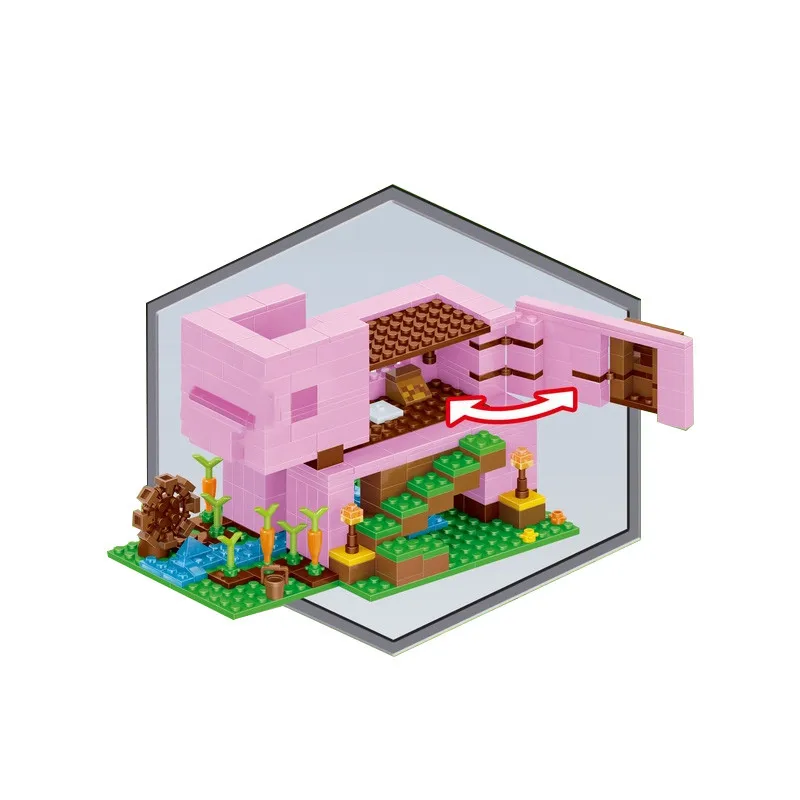 Новинка 2021 детская игрушка My Pig House серия World свиной домик мини-фигурки