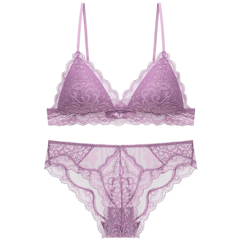 Французский бюстгальтер сексуальный соблазнительный Женский комплект с