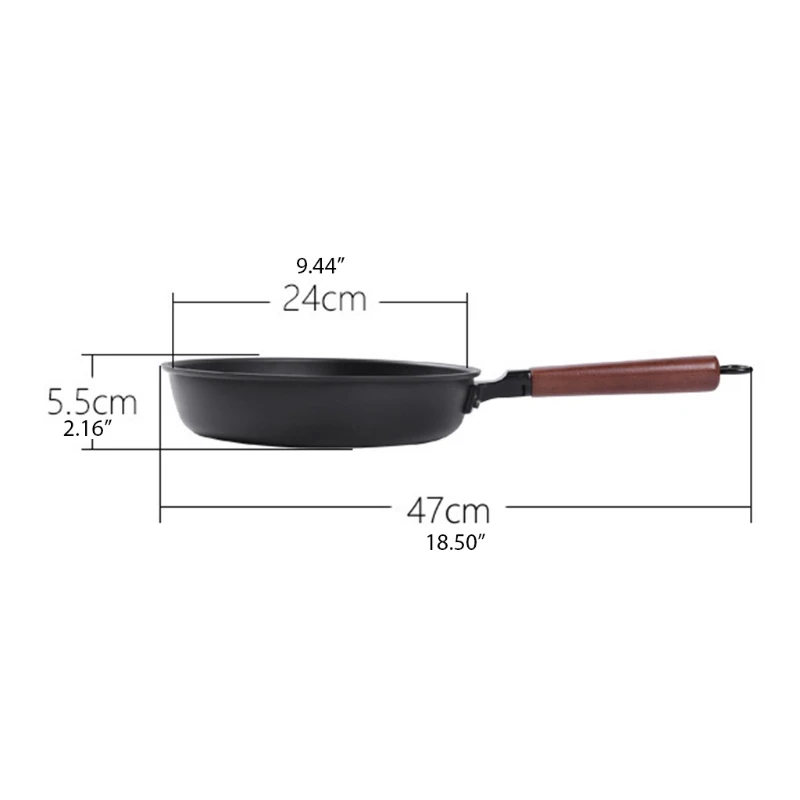 

Non Stick Frying Pan Fried Egg Cooker Pan for Home Breakfast Pancake Pizza Cooking Tool