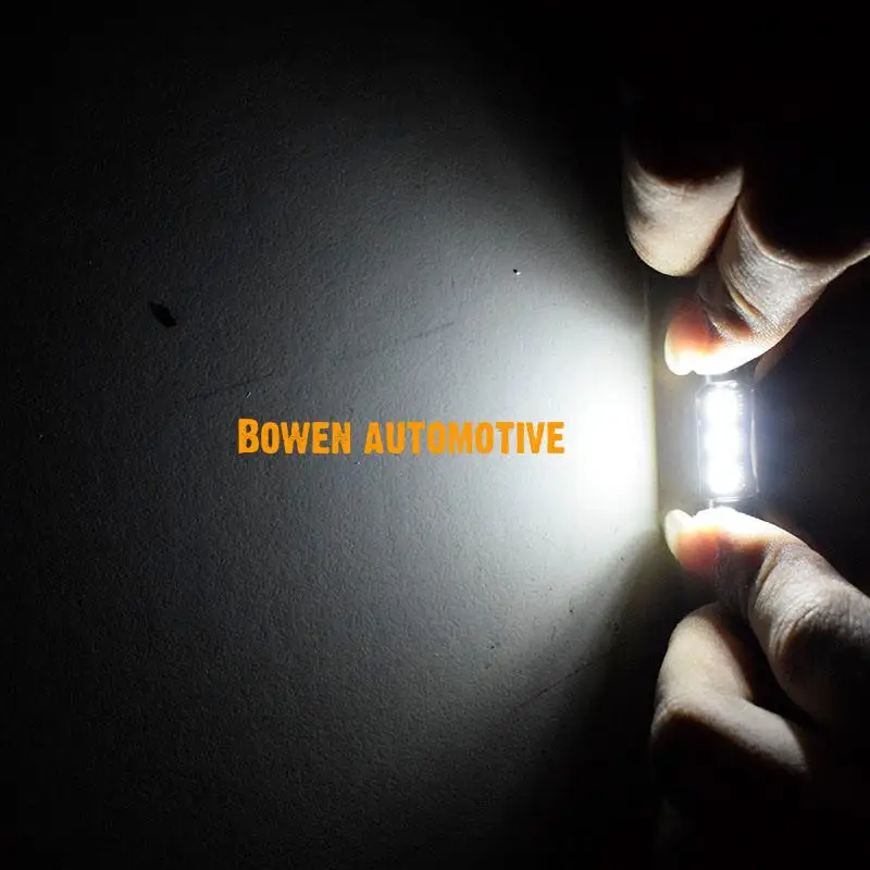 LD 2X Автомобильная двойная точечная настенная лампа для чтения с потолка, LED 3SMD 5050, безэлектродное декодирование с алюминиевым теплоотводом.