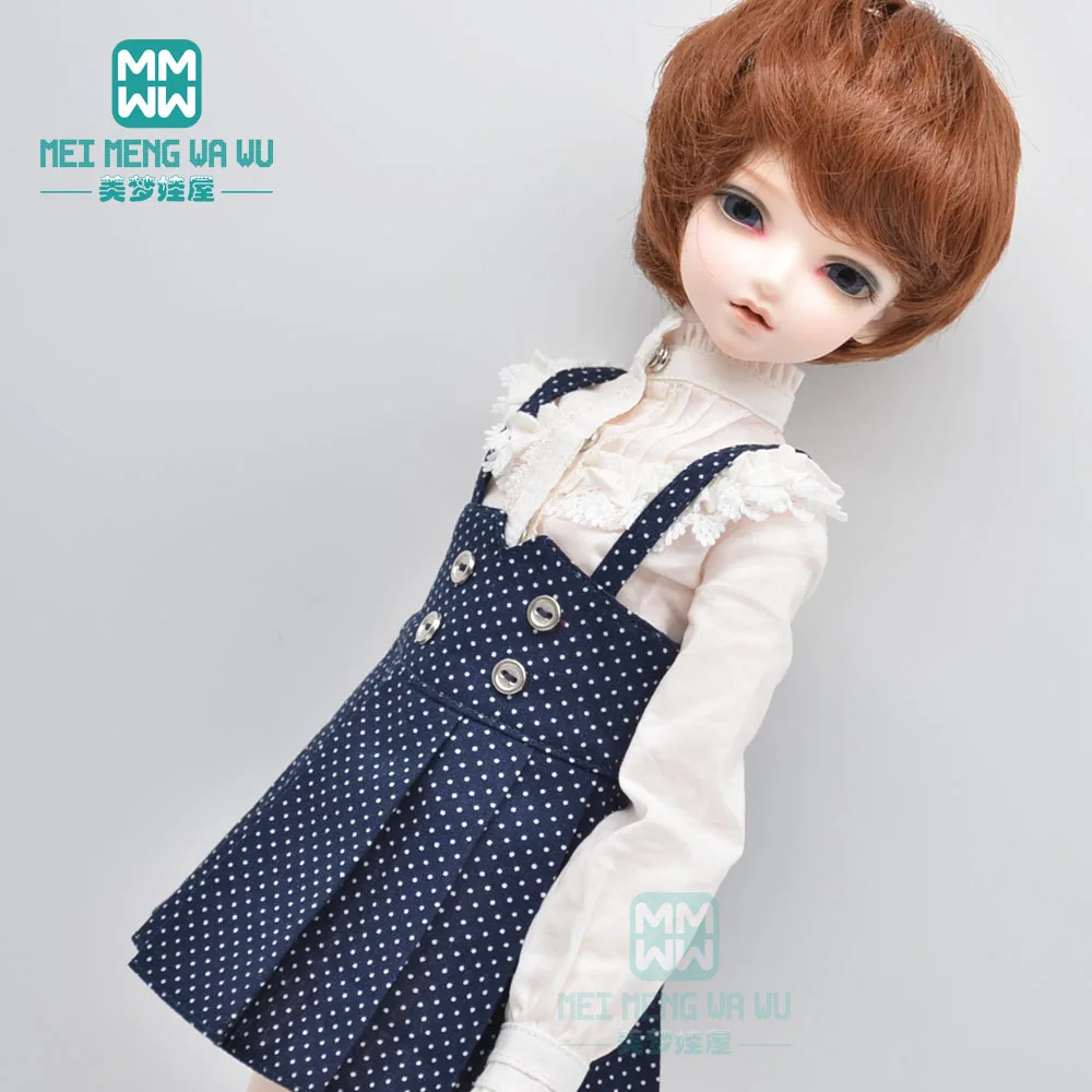 

Clothes for doll fits 1/4 43cm MSD BJD doll clothes Fashion suspender skirt, jeans, T-shirt, shirt