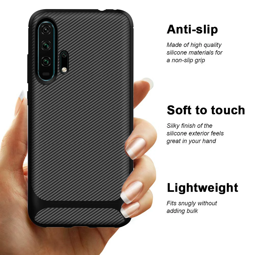 Armor Carbon Fiber Case for iPhone 11 Pro Max XS XR X 6 6s 7 8 Plus Phone Cases PP Soft Super Antishock Capa Coque Cover |