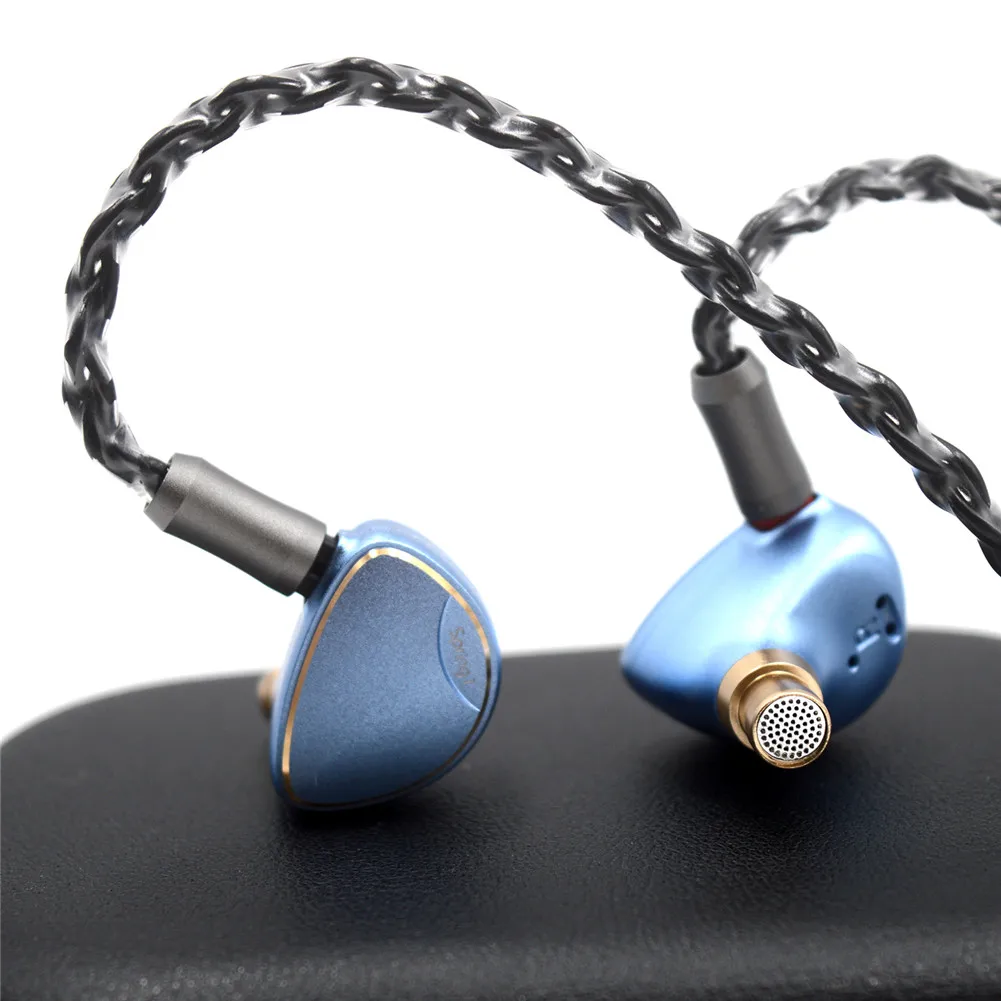 

Bqeyz Spring 1 IEM Hifi Sport Earphone In Ear Coil Iron Piezoelectric Ceramic Three Unit Hybrid Hifi Earbuds for Phone Head Set