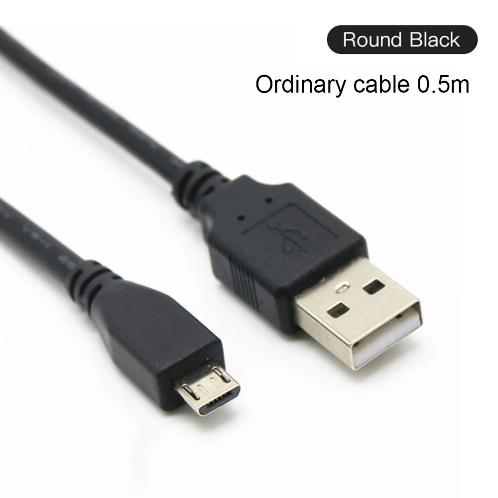 Vention Micro USB кабель провод для быстрого заряда для Android мобильного телефона синхронизации данных Кабель зарядного устройства 3 м 2 м 1 м для samsung htc Xiaomi sony - Цвет: Ordinary cable Round