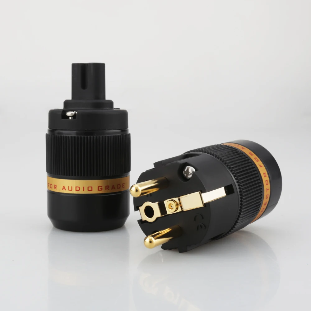 Штекерный соединитель электропитания с позолоченным аудио покрытием VF508G +