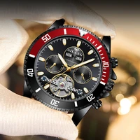 relogio 2021 new mens automatic mechanical watches luxury tourbillon watch fashion sports men silicone strap luminous calendar
