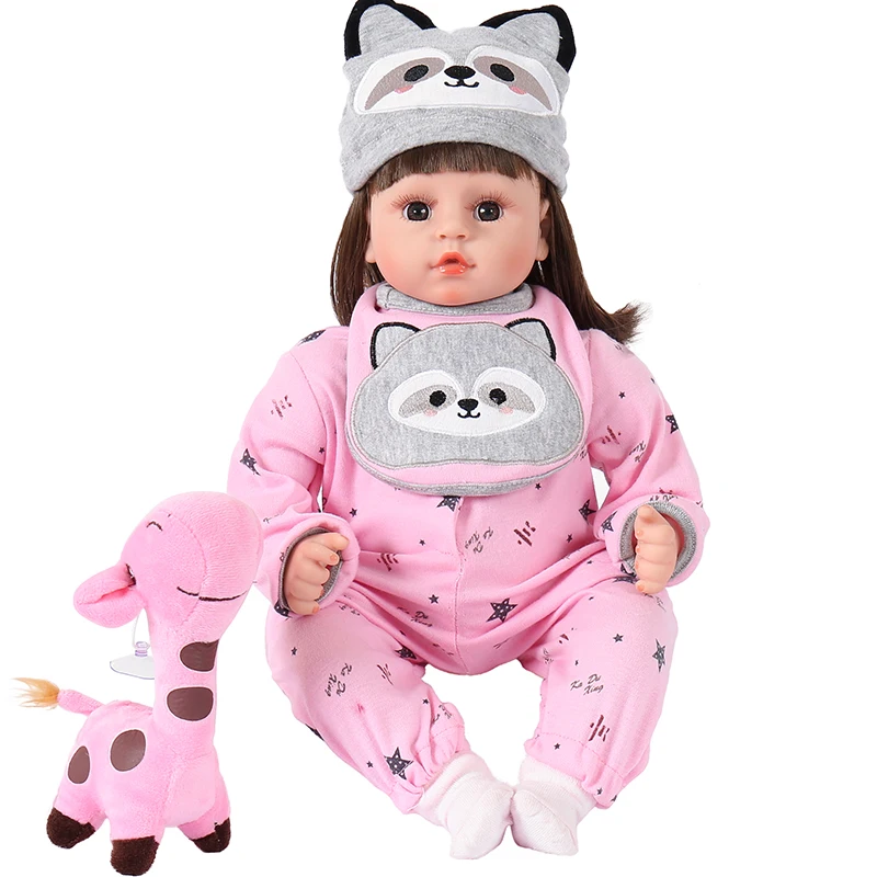 Кукла реборн JINGXIN PRINSES 45 см мягкая силиконовая кукла-младенец Реалистичная