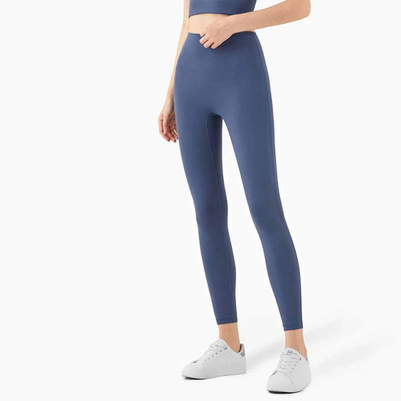 Бесшовные Леггинсы для йоги с высокой талией спортивные колготки не смущающие