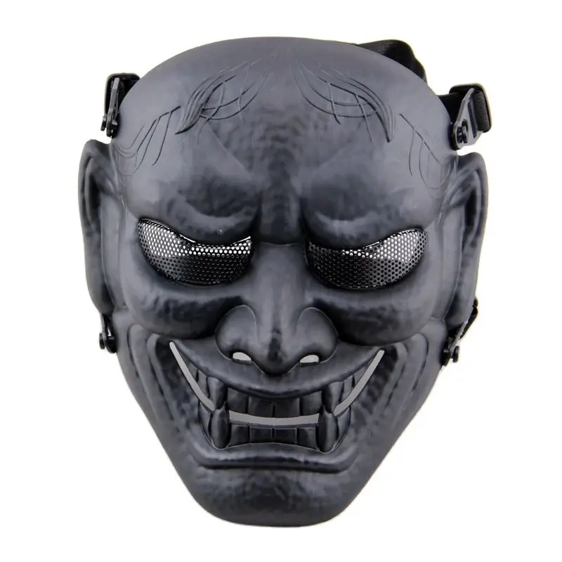

Самурайский Hannya Oni Prajna страйкбольная маска, костюм на Хэллоуин, косплей, зло, кабюки, Самурай, Ханья, они, пражна, маски