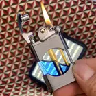 Новинка, керосиновая Зажигалка Zorro, кремневая зажигалка, зернистость, прозрачный масляный бак, креативный старомодный бензиновый дым