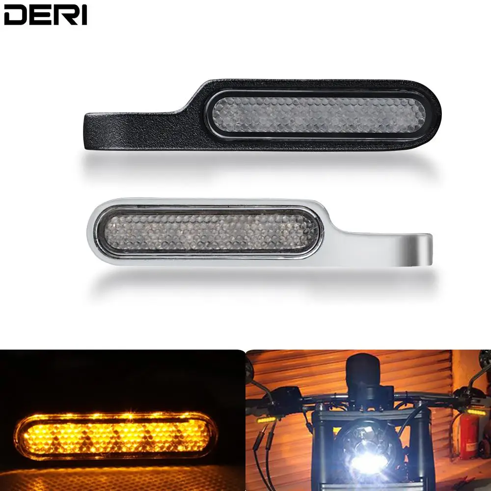 Мотоцикл сигнальные лампы индикаторы янтарь Мини светодиодный поворотник