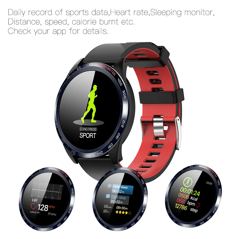 W4 Smartwatch IP67 водонепроницаемые носимые устройства Bluetooth Шагомер монитор сердечного ритма цветной дисплей Смарт-часы для Android/IOS