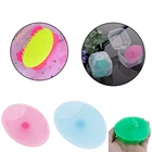 Детские банные щетки силиконовая щетка для мытья ковра душ для ванной для лица головка очищающее средство для мытья Pad отшелушивающий для лица Blackhead для бритья для мужчин