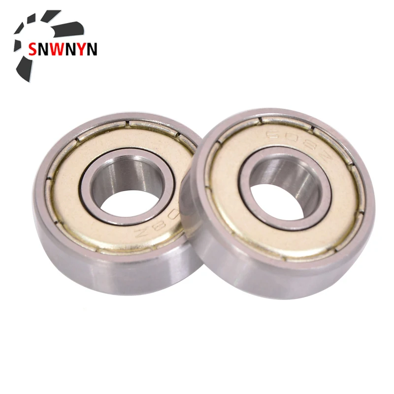 

10PCS Miniature Bearing Flange Wheel Double Shield High Carbon Steel 606zz 608zz 623zz 624zz 625zz 626zz 628zz 3D Printer Parts