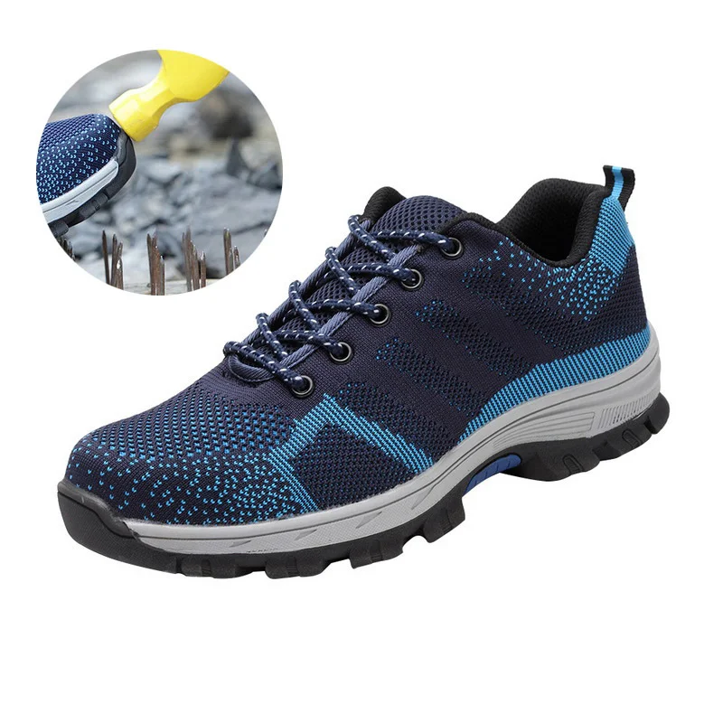 

Indestructible Shoes Men Women Anti-smashing Steel Toe Safety Boots Puncture-Proof Work Sneakers Breathable Shoes Zapatos