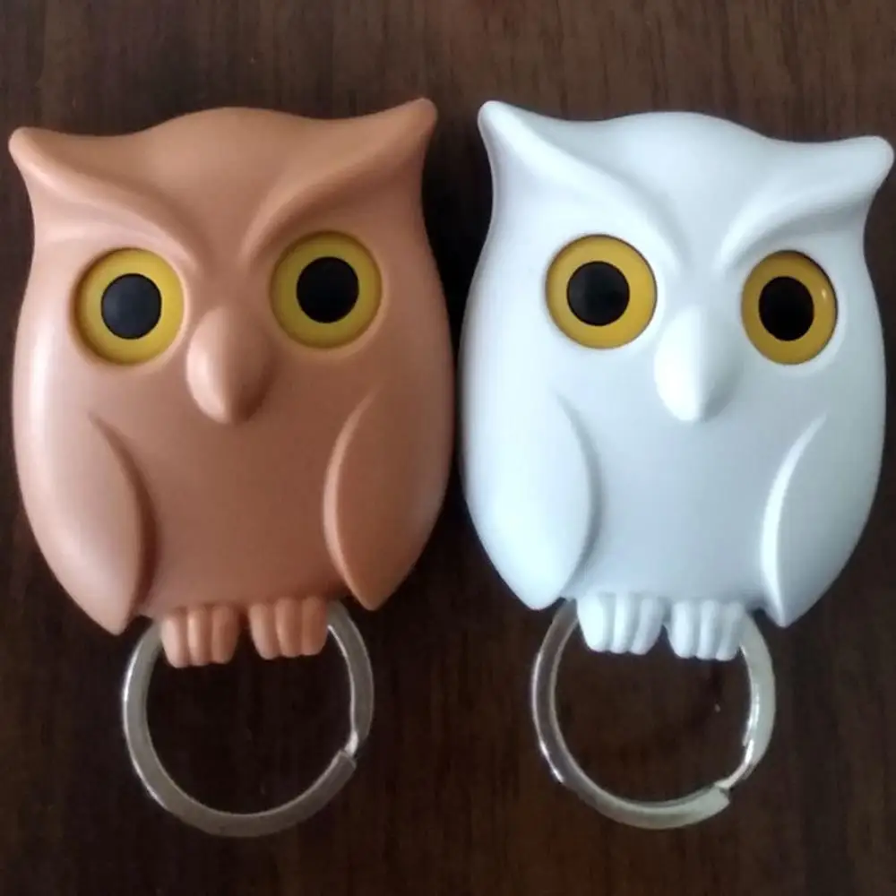 Брелок PINKSEE с мультяшной совой милый аниме Сова может открывать и закрывать глаза