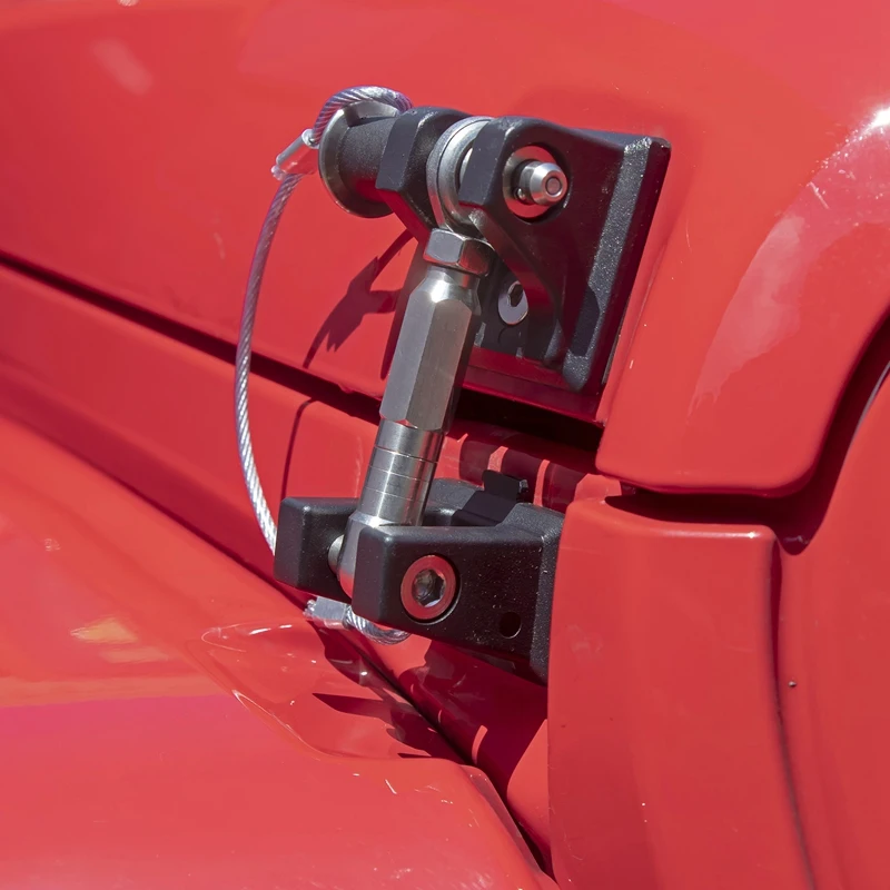 

Retro Style Car Exterior Lock Hood Latch Catch Decoration Engine Cover Protect for Jeep Wrangler JK 2007-2017