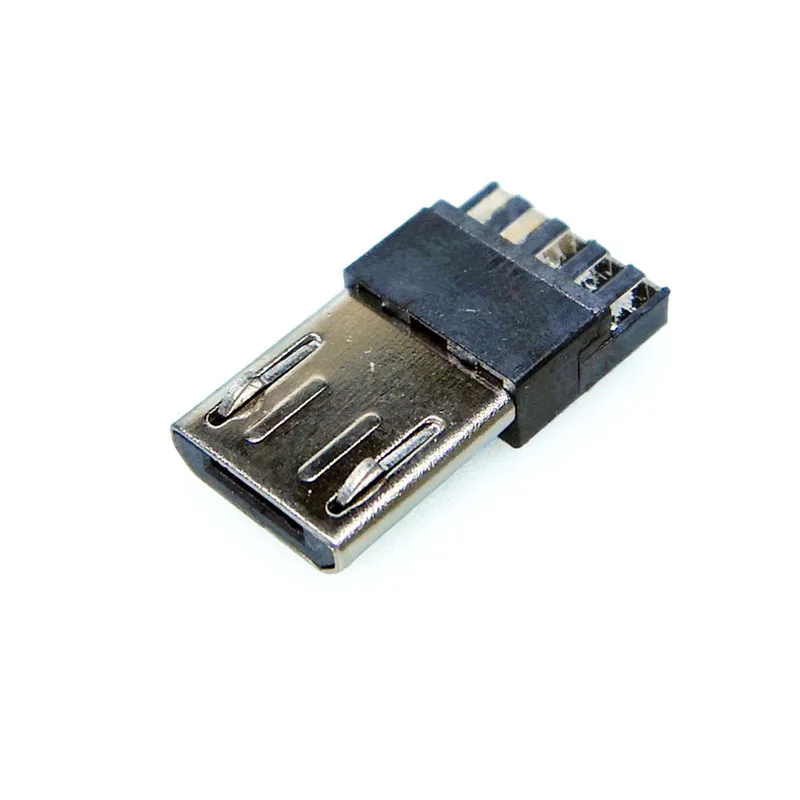20 шт./партия 5 Pin/4 Pin Micro USB разъем Jack хвост USB разъем Sockect терминалы мужские разъемы