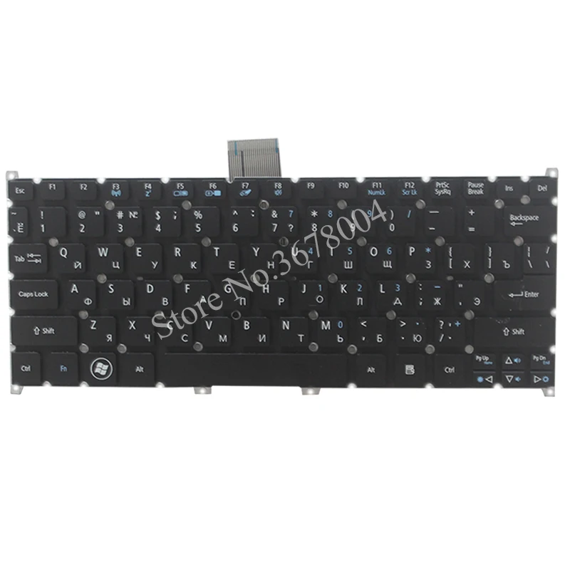 Русская клавиатура для ноутбука ACER Aspire S3 391 951 371 S5 один 725 756 V5 171 Travelmate B1 B113 E M