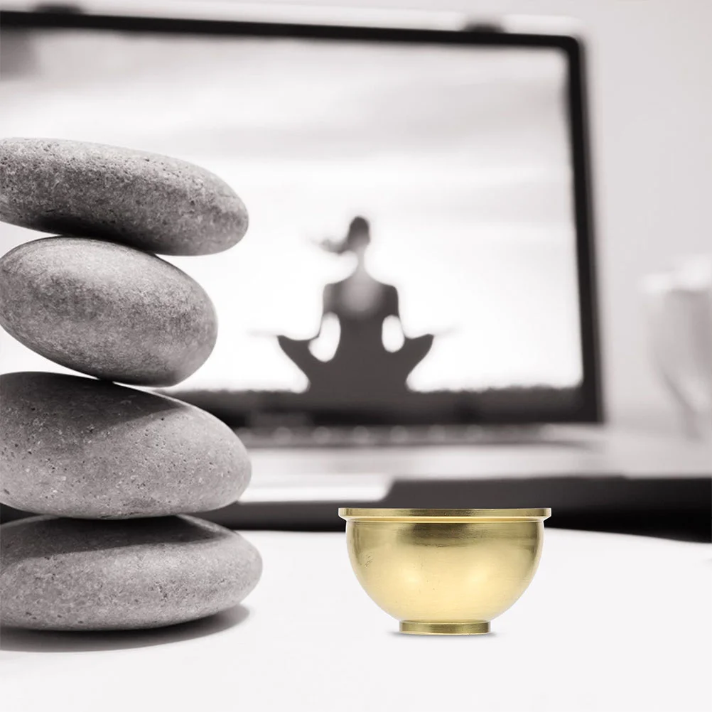 1Pc Common Temple Offering Copper Winecup Water Cup Desktop Adornment | Дом и сад