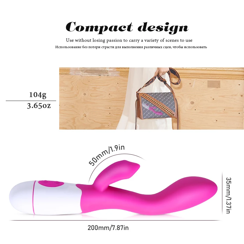 30 скоростной вибратор дилдо Кролик клитор массажер для стимуляции Реалистичного