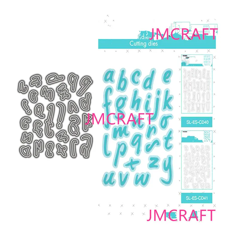 

JMCRAFT 2021 Lowercase English Letters Metal Cutting Dies DIY Scrapbook Handmade Paper Craft Metal Steel Template Dies