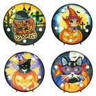 Светодиодная лампа сделай сам для алмазной живописи, мультяшная Алмазная вышивка, светодиодные лампы, ночник, украшение для дома, стола, подарка на Хэллоуин, поделки