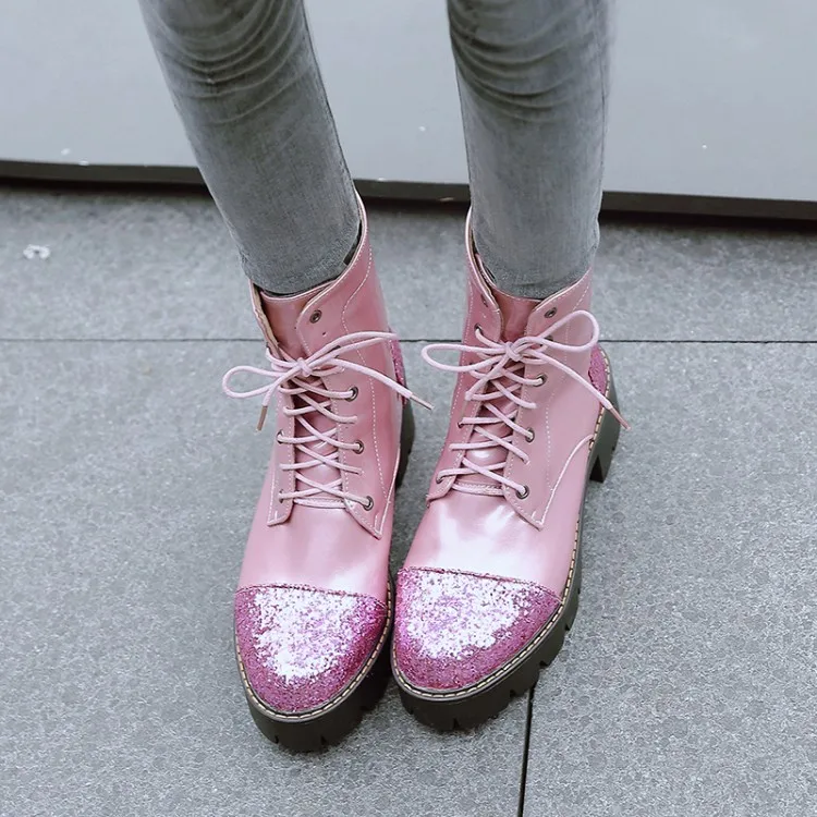 Ботинки большого размера Женская обувь Ботильоны для женщин Женские ботинки с