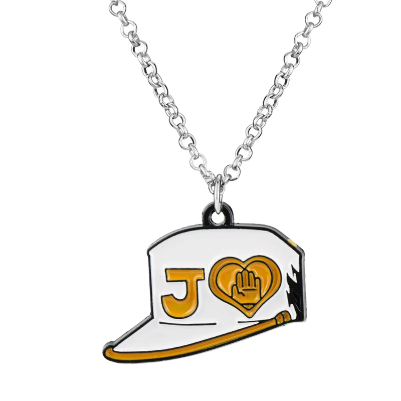 Япония мультфильм JJ странные приключения ожерелье Kujo Jotaro шляпа кулон цепи брелок