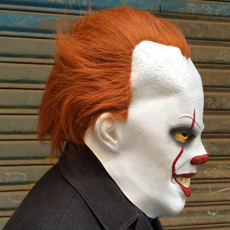 Stephen King's It Joker Pennywise Хэллоуин маска для вечеринки реквизит косплей фигурка