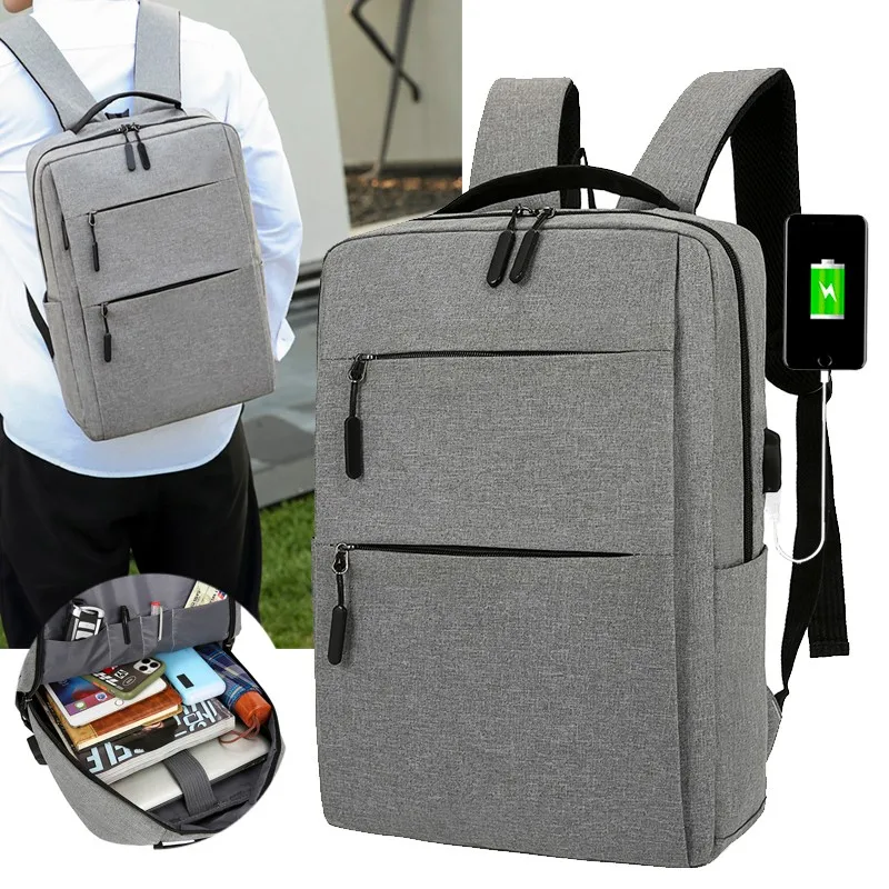 

Мужской рюкзак унисекс, водонепроницаемый рюкзак из ткани Оксфорд для ноутбука 15 дюймов, повседневные дорожные школьные ранцы для мальчико...