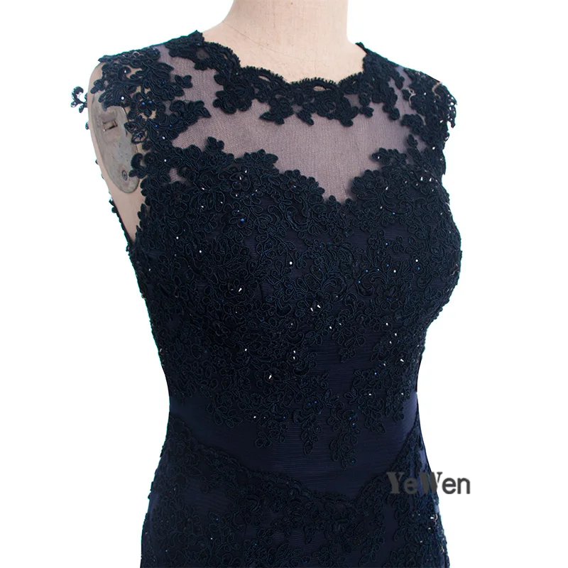 2018 глубокий синий Рождество Дубай сексуальный жилет рыбий хвост Вечерние платья