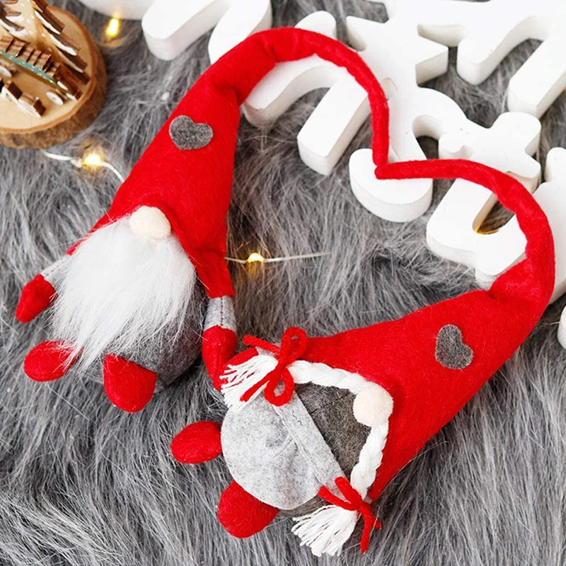 

Christmas faceless elderly Christmas tree ornaments dolls Christmas decoration gifts 2022 children's home decoration pendants