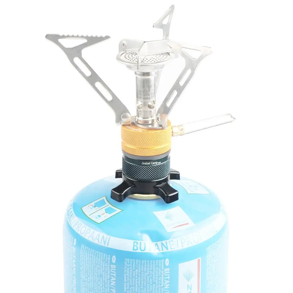 Jeebel Camp Easy Clic Canisters input Screw-On Canisters output / CV270 CV300 CV470 C100 C500 input CA500 EN417 gas tank output