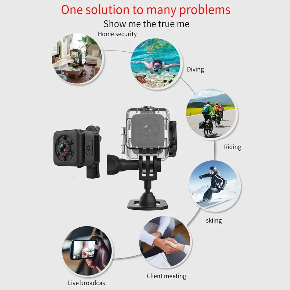 Миниатюрная экшн камера с Wi Fi и функцией ночного видения|Экшн-камеры| |